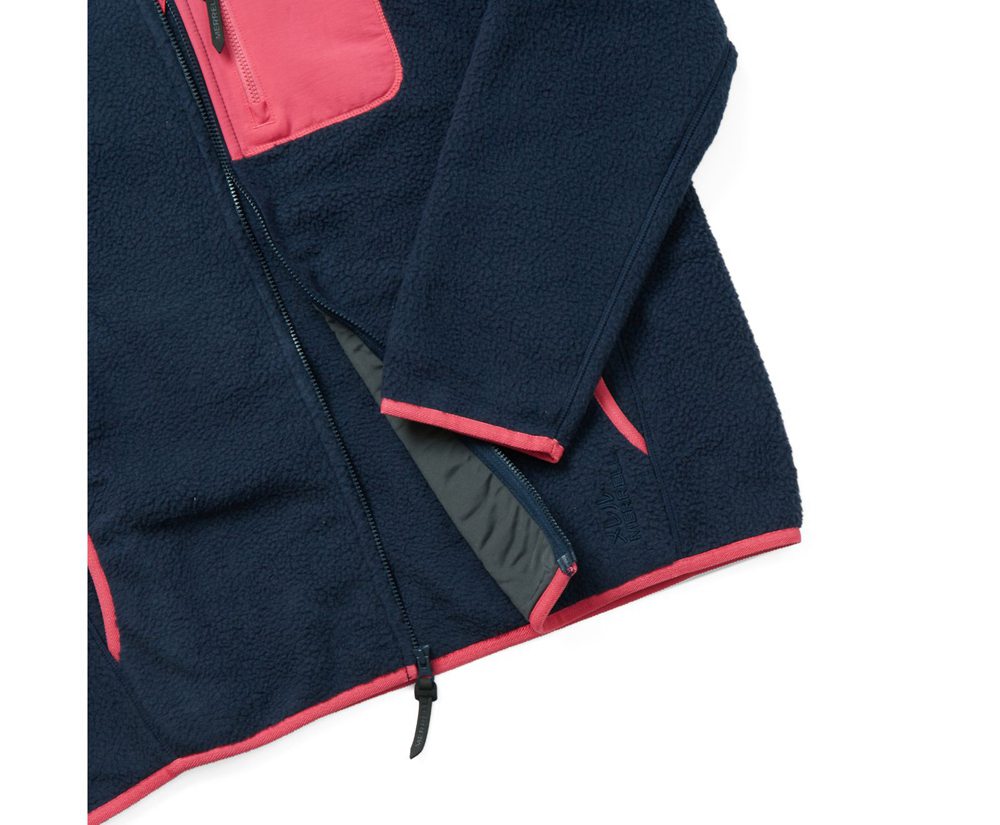 Merrell Jakker Dame - Sherpa W/Snaps And Overlays Full Zip - Mørkeblå - RLQ180375